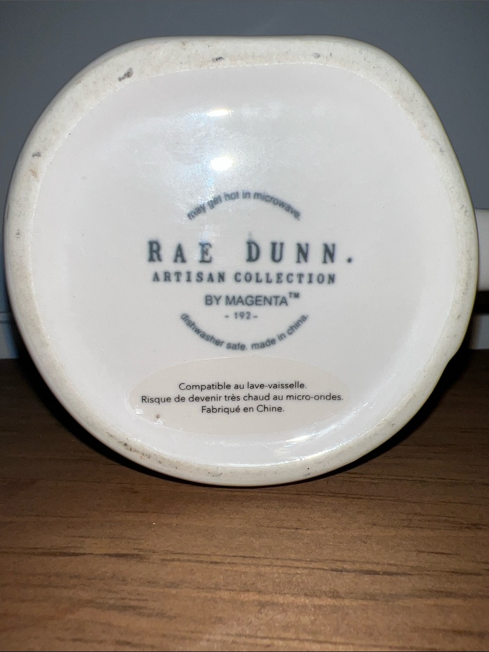 Rae Dunn Christmas Mug with Red Interior Accent - Picture 2 of 9
